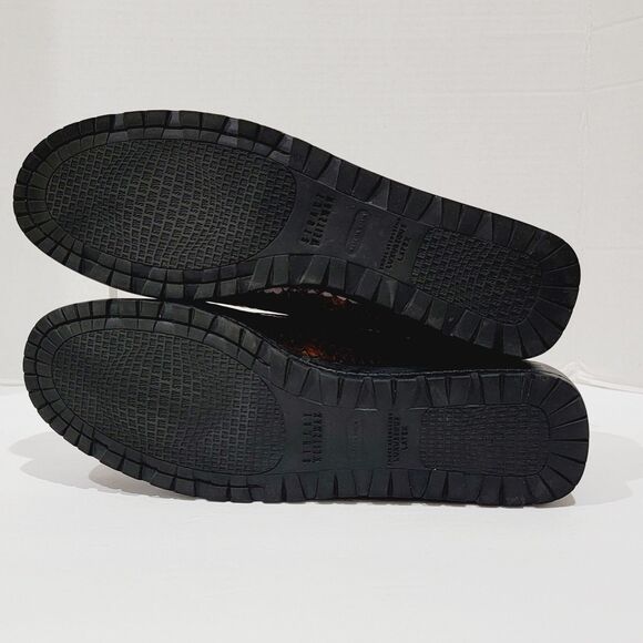 Stuart Weitzman Nice Brown Crystal Snake Loafers Women 9.5 W Croc Patent Leather - Picture 10 of 12